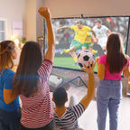Laser 220 Series Gaming and Movie Bluetooth Projector with Screen