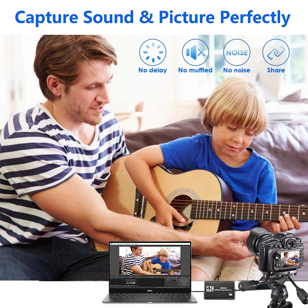 4K 1080P 60FPS HDMI to USB 3.0 Video Capture Card For PS4/PC/OBS Nintendo Switch