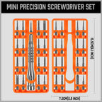 33 PC PRECISION SCREWDRIVER SET BITS PHILIP FLAT SLOTTED TORX HEX ELECTRONIC FIX