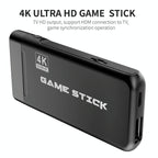 64Gb 4K Retro Game Stick + 2 Wireless Gamepads & 10 000+ Pre-Installed Games