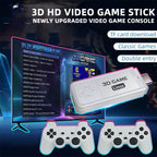 Portable 2.4G Wireless Game Console - 4K Hd Linux Stick - 128G Storage - 128G 10000+ Games