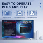 Portable 2.4G Wireless Game Console - 4K Hd Linux Stick - 128G Storage - 128G 10000+ Games