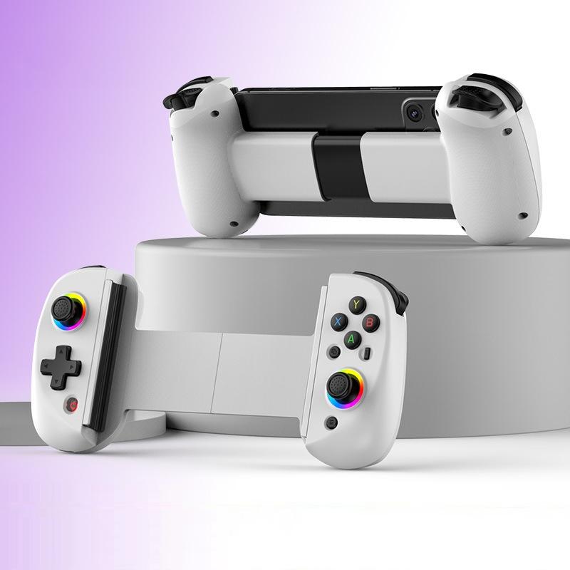 Vibration Grip Wireless Gamepad for Mobile and Pc - White