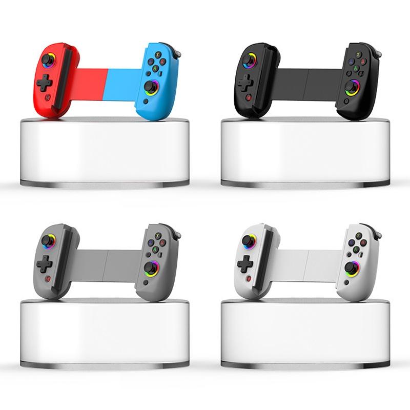 Vibration Grip Wireless Gamepad for Mobile and Pc - White