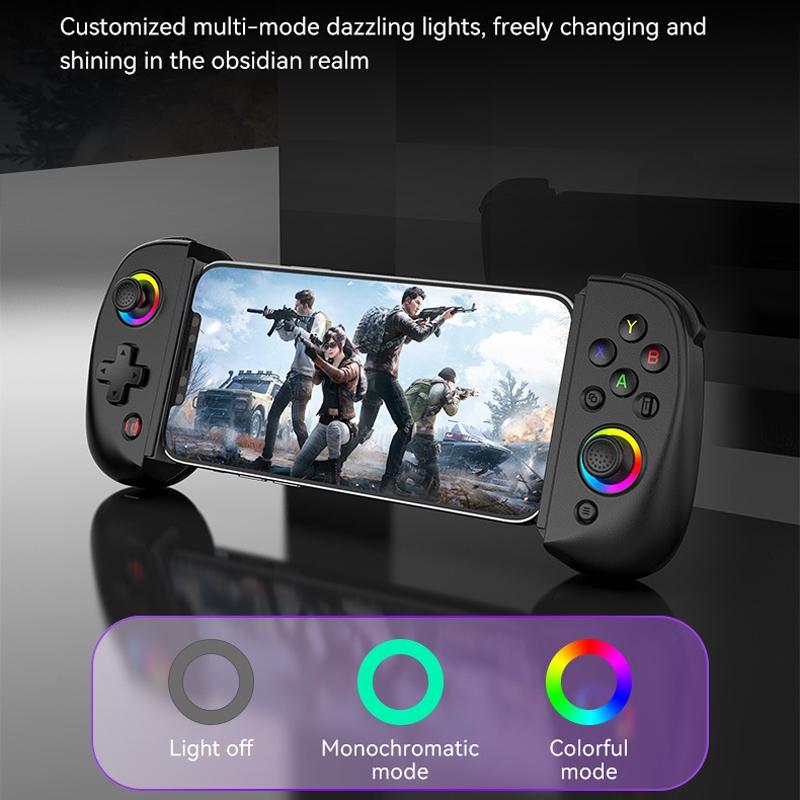 Vibration Grip Wireless Gamepad for Mobile and Pc - White