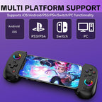 Vibration Grip Wireless Gamepad for Mobile and Pc - White