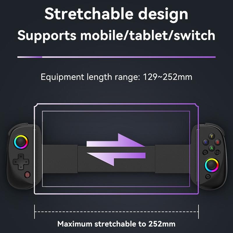 Vibration Grip Wireless Gamepad for Mobile and Pc - White