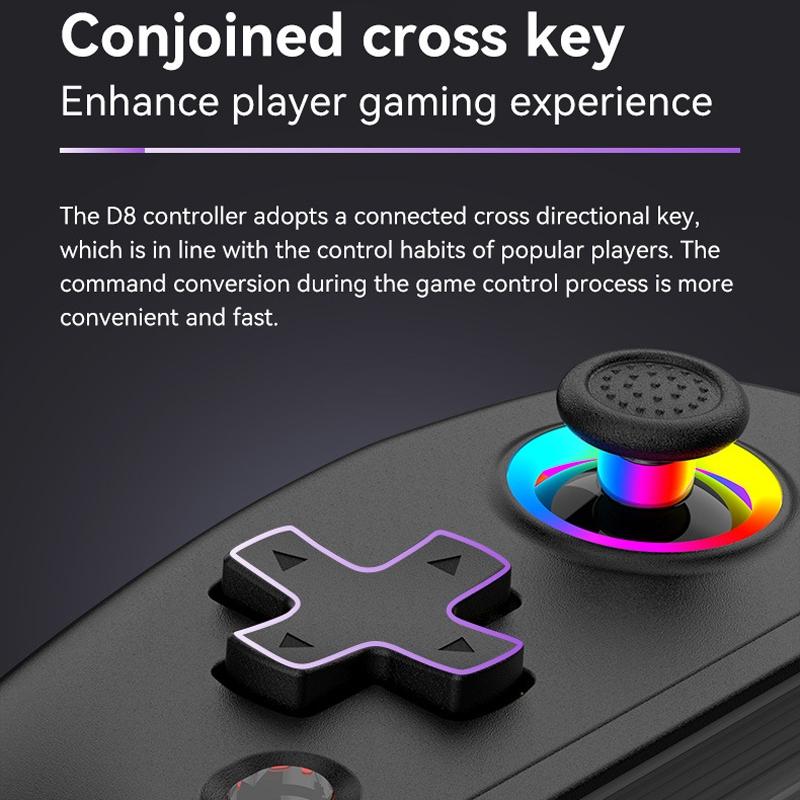 Vibration Grip Wireless Gamepad for Mobile and Pc - White