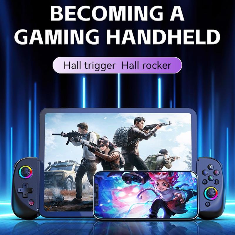 Vibration Grip Wireless Gamepad for Mobile and Pc - Green Blue