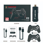 Wireless 4K Tv Game Console With 40K Games 128G Storage
