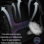 17.3 Silver Gaming Backpack with Hard Shell for Computers