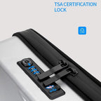 Men Gaming Backpack - Double-layer Hard Shell - Silver