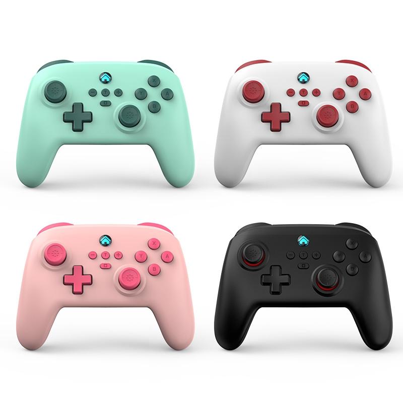 Vibration Gamepad for Switch / Android / Apple / Pc - Tooth Design - Black