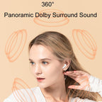 Wireless Bluetooth Earphones with Hd Noise Reduction for Gaming and Sports - Black