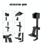 Multi-platform Earphone Wall Hook with Remote Control for Gaming Consoles - White