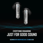 Black Tws Bluetooth Gaming Earphones with Noise Reduction