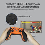 Universal 3-in-1 Gamepad for Switch Pc and Android - Yellow