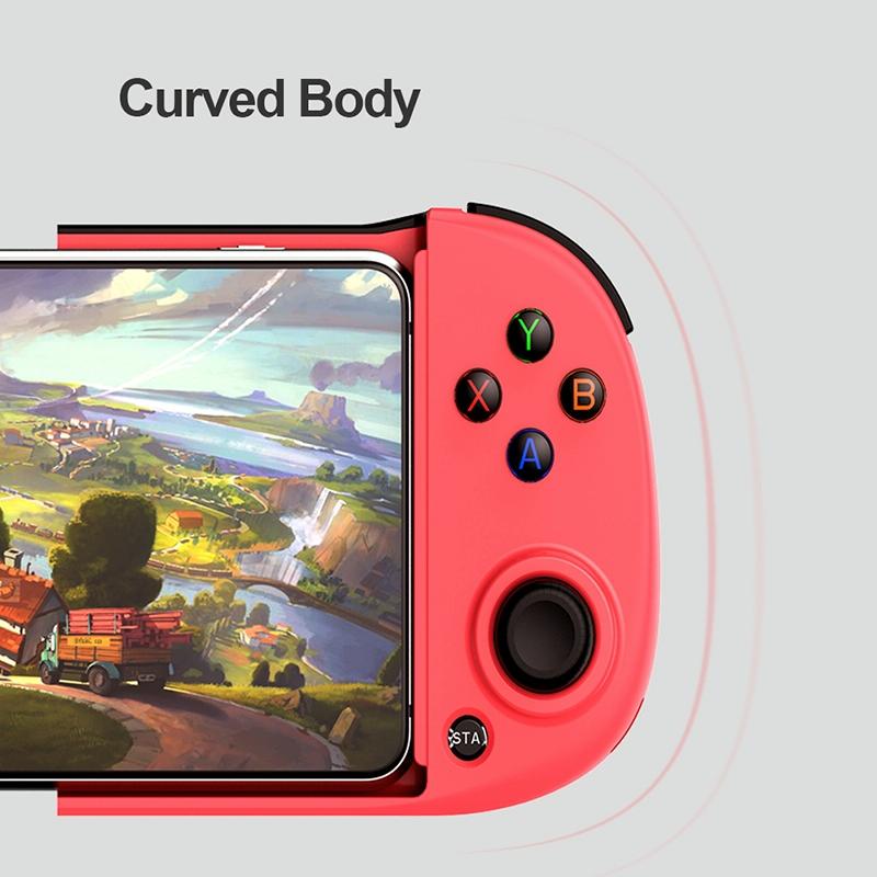 Wireless Bluetooth Game Handle for Android / Ios / Pc / Ps3 / Nintendo Switch - Black Red