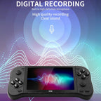 Retro Handheld Game Console With 5.1 Screen 8G Memory 6000+ Games - Black