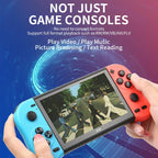 Retro Handheld Game Console With 5.1 Screen 8G Memory 6000+ Games - Black