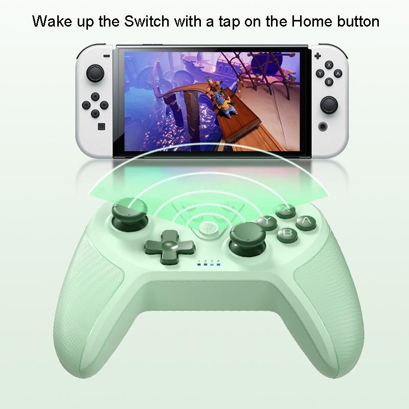 Wireless Controller for Switch & Pc - Compatible Compact - Green