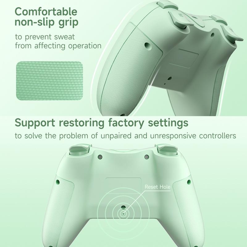 Wireless Controller for Switch & Pc - Compatible Compact - Green