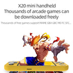 Street Fighter Handheld Console - Nostalgic Gaming - Green
