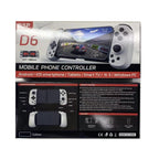 Foldable Tooth Controller for Gaming - White Black