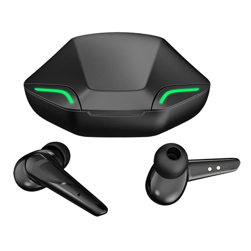 Wireless Gaming Earbuds with Bluetooth 5.0 and Led - White