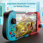 Wireless Bluetooth Game Handle for Android / Ios / Pc / Ps3 / Nintendo Switch - Blue Red