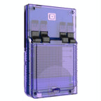 64G Handheld Game Console With 10 000+ Games - 3.5 Inch Transparent Black - Transparent Purple