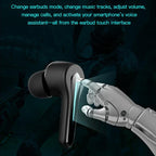 Wireless Gaming Earphones with Low Latency - Black