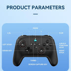Vibration Gamepad for Switch / Android / Apple / Pc - Tooth Design - Pink