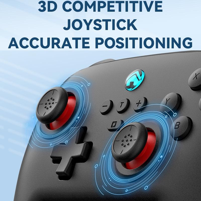 Vibration Gamepad for Switch / Android / Apple / Pc - Tooth Design - Pink