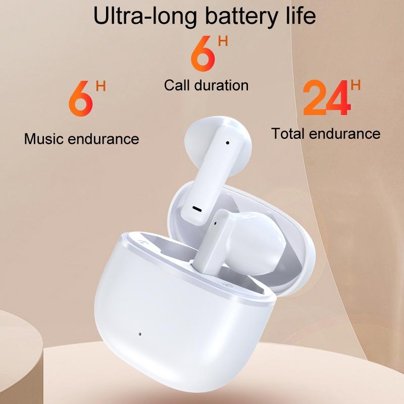 Wireless Bluetooth Earphones with Hd Noise Reduction for Gaming and Sports - Skin Colour