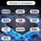 8Gb Handheld Game Console With 4.3 Screen - X20 Mini Classic Games - Blue