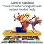 8Gb Handheld Game Console With 4.3 Screen - X20 Mini Classic Games - Blue