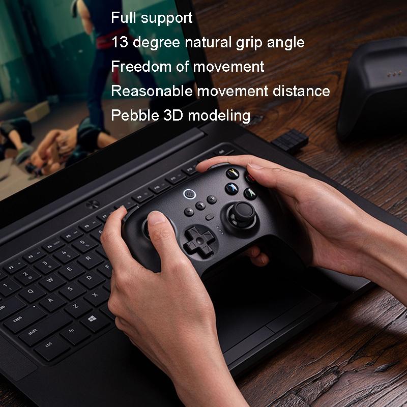 Wireless Gaming Controller + Charging Dock for Pc / Windows 10 / 11 / Steam Deck - 2.4g - Pink