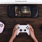 Wireless Gaming Controller + Charging Dock for Pc / Windows 10 / 11 / Steam Deck - 2.4g - Pink
