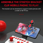 Wireless Bluetooth Gamepad For 2.4G Joystick Gaming - Black