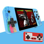 Macaron Handheld Game Console With 3.5 Screen - 800 Built-In Games For Dual Players - Green