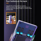 64G Handheld Game Console With 10 000+ Games - 3.5 Inch Transparent Black - Transparent Orange