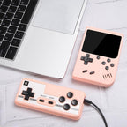 Macaron Mini Handheld Game Console With 800 Built-In Games 3.0 Inch - Yellow