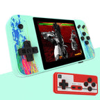 Macaron Handheld Game Console With 3.5 Screen - 800 Built-In Games For Dual Players - Blue
