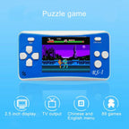 Retro Handheld Game Console With 152 Built-In Games - 2.5 Lcd 8-Bit True Colour - Blue