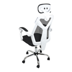Office Chair Gaming Computer Chairs Mesh Back Foam Seat - White