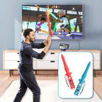 18-in-1 Motion-Sensing Sports Kit for Gaming Consoles - Tennis, Golf, and Fitness Accessories