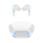 White Wireless Gaming Earbuds - Bluetooth 5.2, Low Delay, 3D Stereo