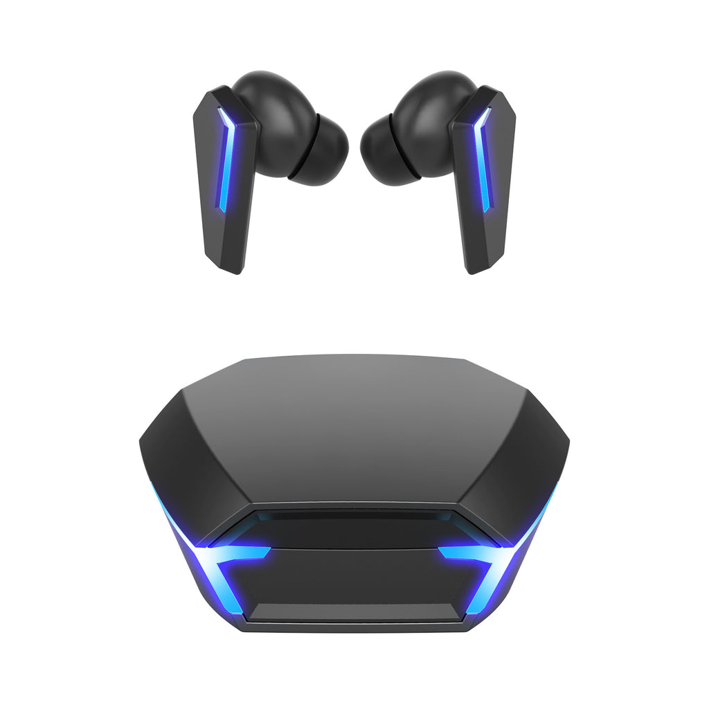 Black Wireless Gaming Earbuds - Bluetooth 5.2, Low Delay, 3D Stereo
