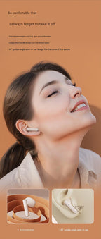 Retro Camera Style TWS Earbuds - Bluetooth 5.4, ENC, Low Latency Gaming(Yellow)